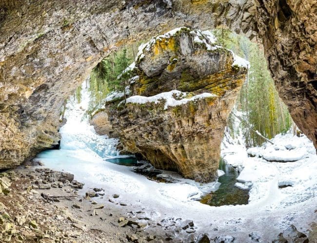top winter hikes in banff national park