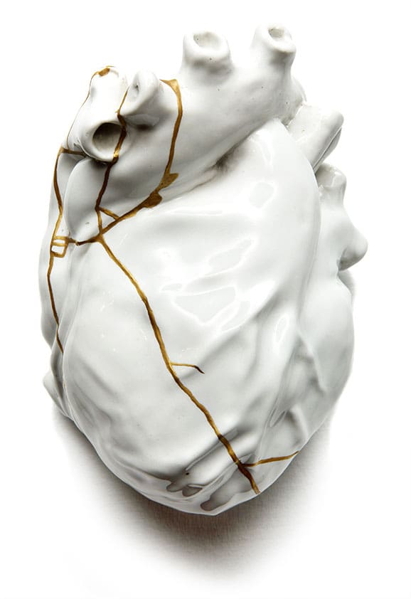 kintsugi wabi-sabi heart